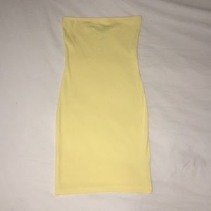 Forever 21 pastel yellow dress